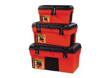 Скрині для інструментів комплект 3 шт з металевими замками 13"/16.5"/19" (79-2103/2105/2106) 79-2002 фото